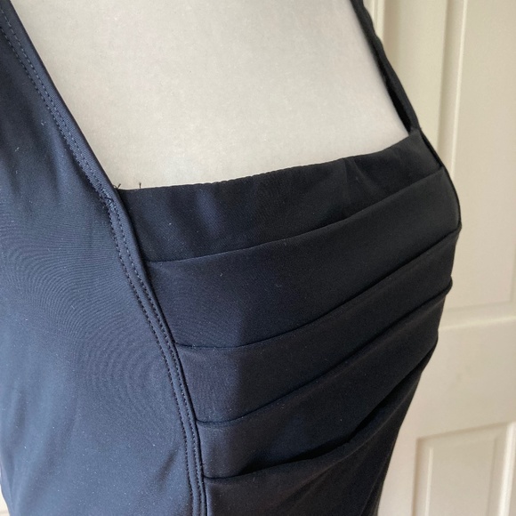 Shape FX Pleated Bust Tank Swim Suit - Picture 2 of 11